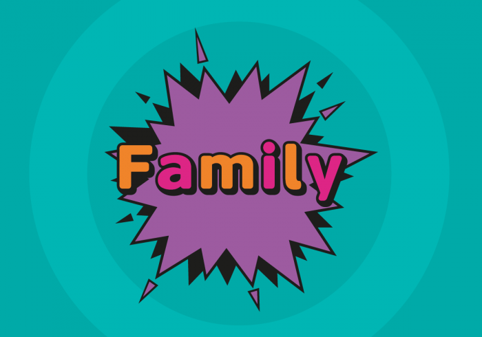 Family header graphic